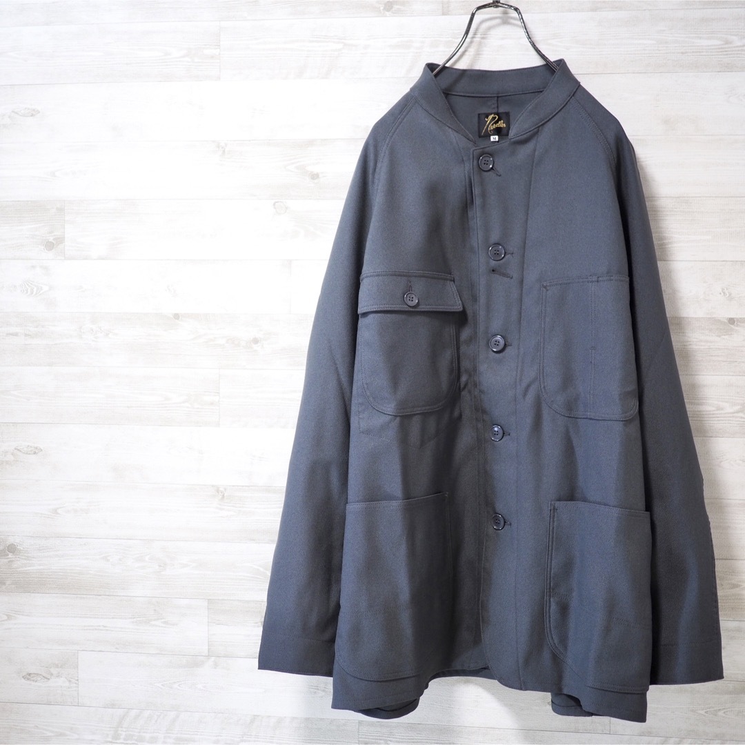 Needles(ニードルス)のCharcoal別注 NEEDLES Poly Twill Chore Coat メンズのジャケット/アウター(カバーオール)の商品写真