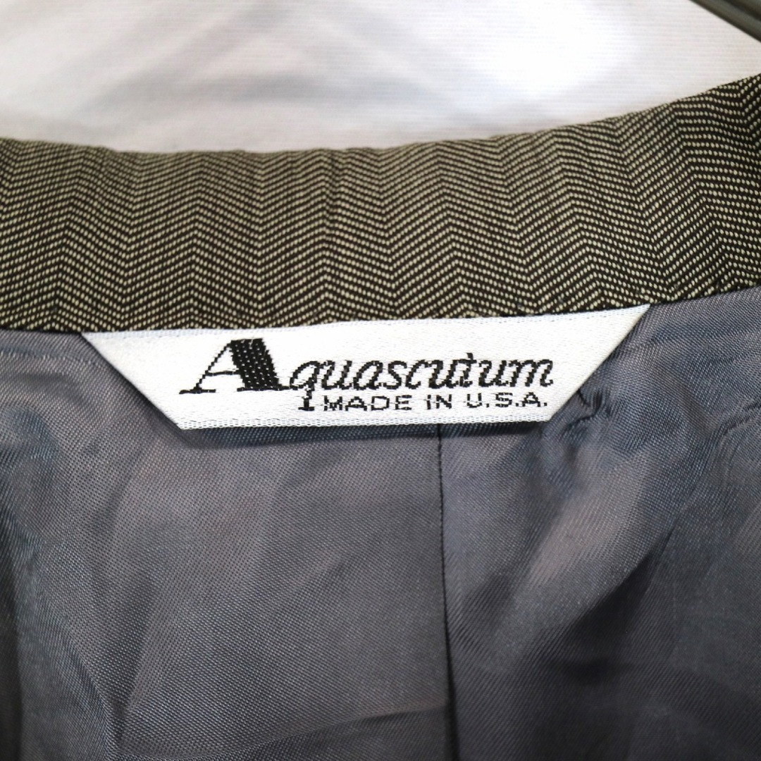 SALE/ USA製 Aquascutum アクアスキュータム シングルテーラード
