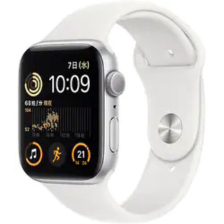 アップルウォッチ(Apple Watch)の早い者勝ち♪Apple Watch SE2 第二世代 44mm GPS シルバー(腕時計(デジタル))