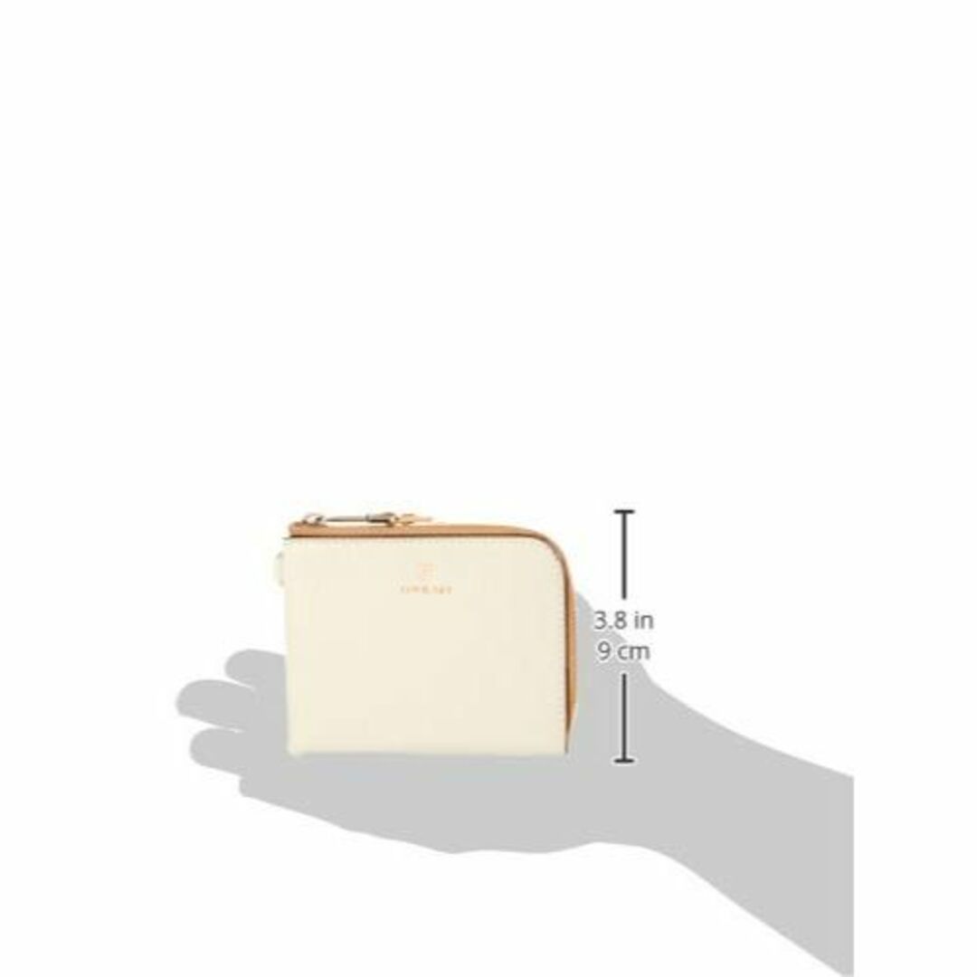 【色: クリーム】[トプカピ] ソフトシュリンクレザー パスケース付きミニ財布