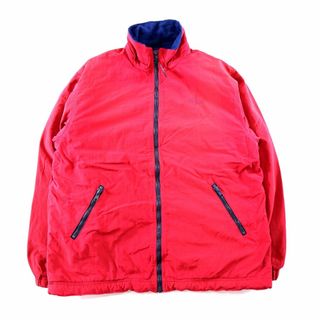 エルエルビーン(L.L.Bean)のSALE/ 90年代 USA製 L.L.Bean エルエルビーン THREE SEASON JACKET ナイロンジャケット アウトドア レッド (メンズ MEDIUM)  N9603(ナイロンジャケット)