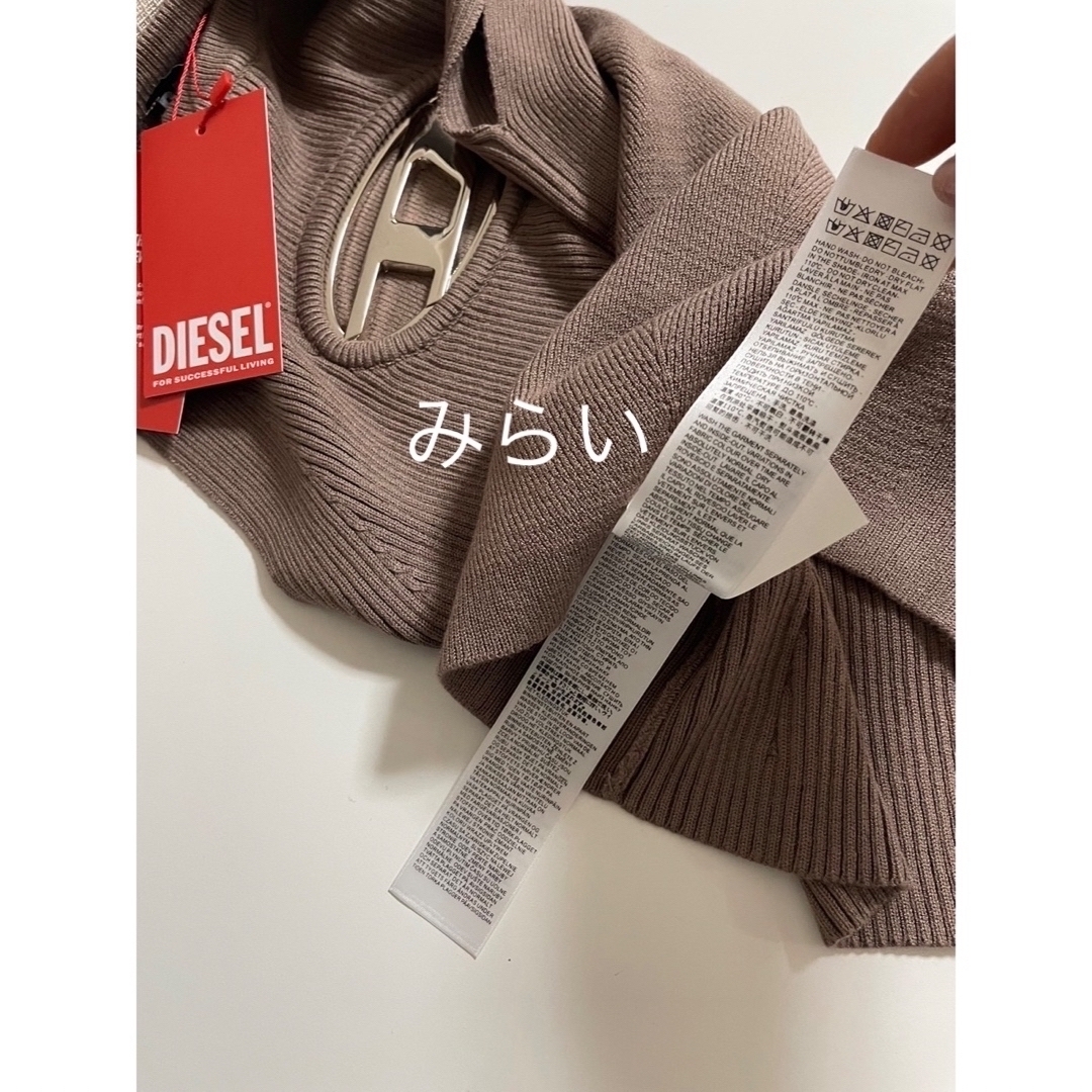 DIESEL ディーゼル メタル ロゴ プレート ノースリーブ Sの通販 by ...