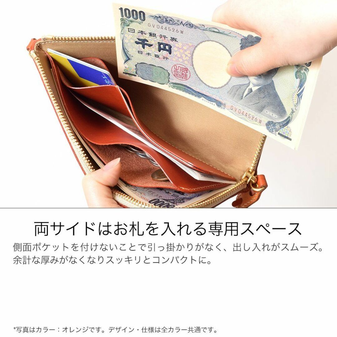 [HUKURO] 長財布 財布 究極サイフ ロング 薄型 メンズ レディース 革