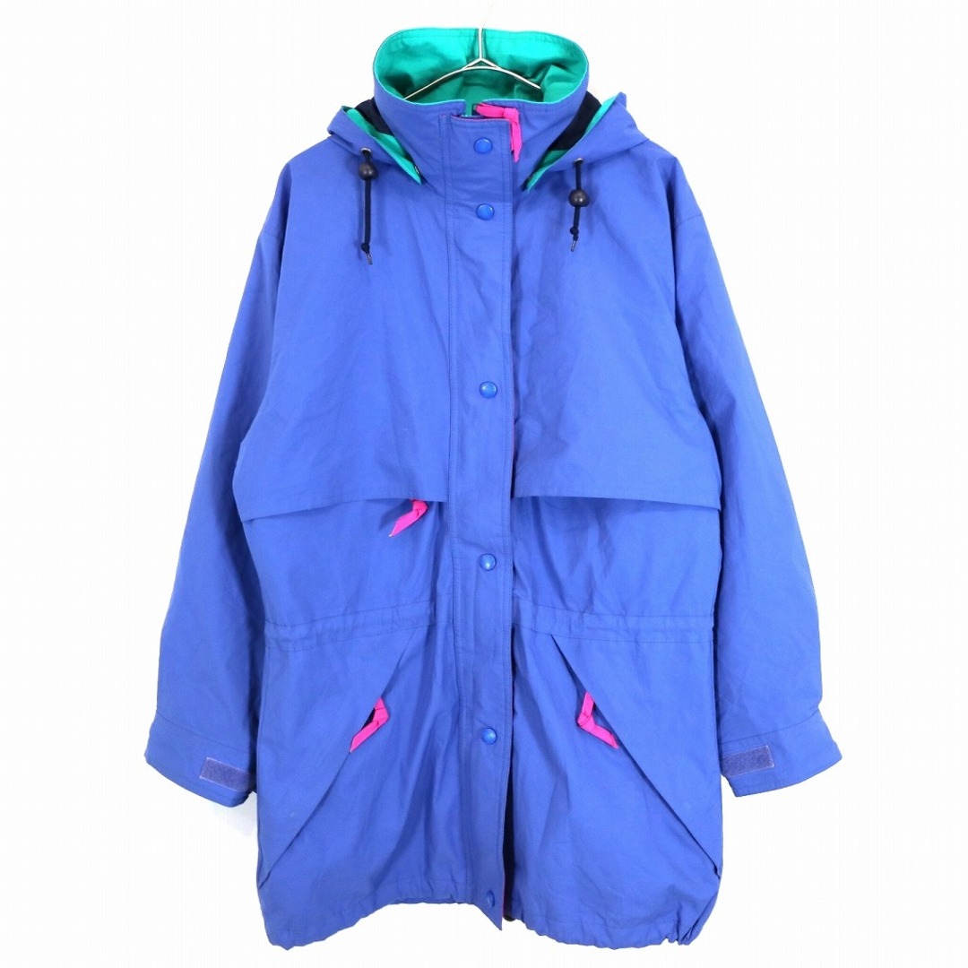 SALE/ 90年代 Eddie Bauer エディーバウアー GORE-TEX マウンテンパーカー ジャケット アウトドア 黒タグ ブルー  (レディース S) N9644 | フリマアプリ ラクマ