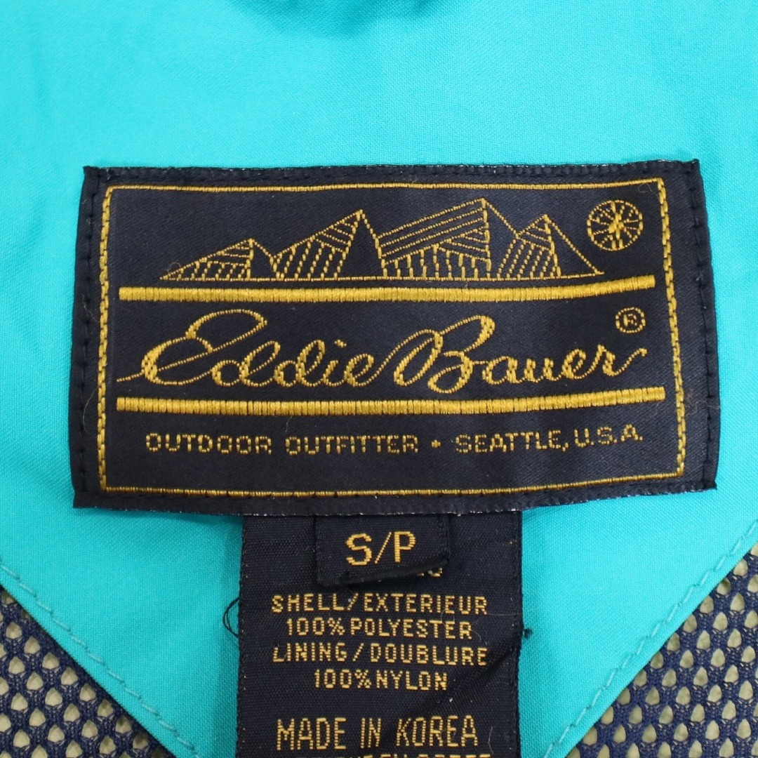 SALE/ 90年代 Eddie Bauer エディーバウアー GORE-TEX マウンテンパーカー ジャケット アウトドア 黒タグ ブルー  (レディース S) N9644