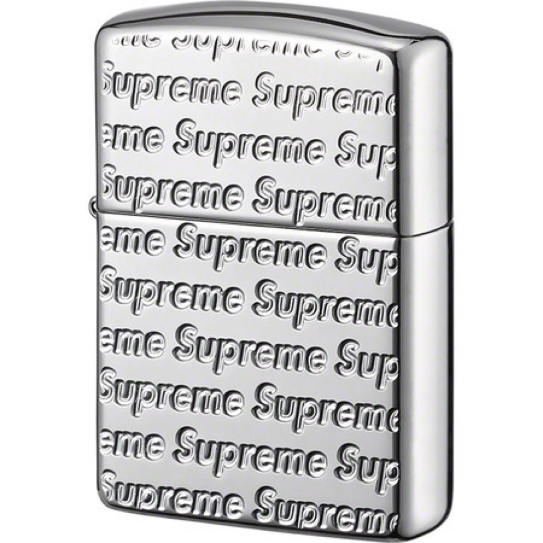 タバコグッズSupreme Repeat Engraved Zippo silver