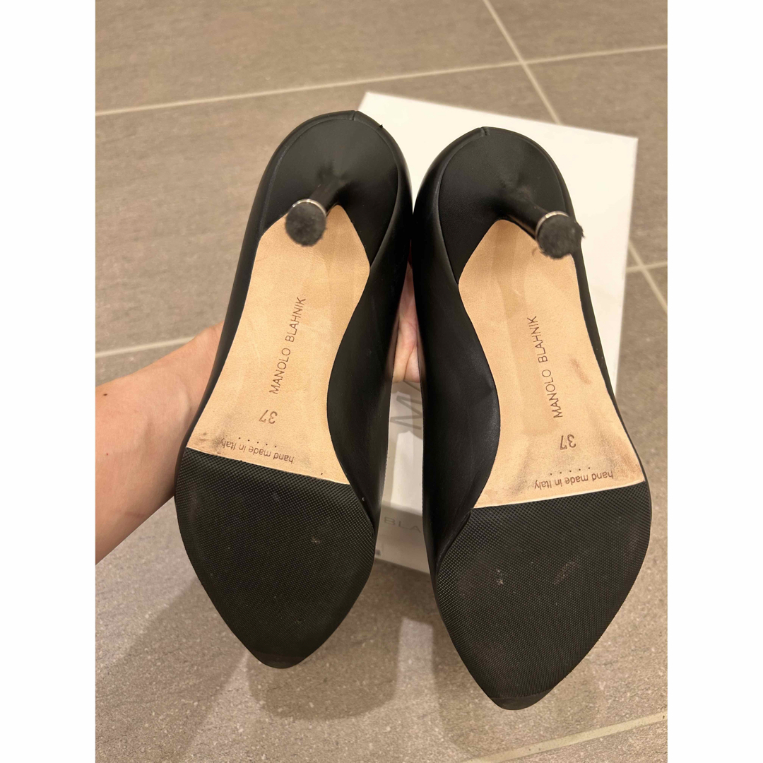 MANOLO BLAHNIK(マノロブラニク)の【専用】ハンギシBlackとブーツ レディースの靴/シューズ(ハイヒール/パンプス)の商品写真