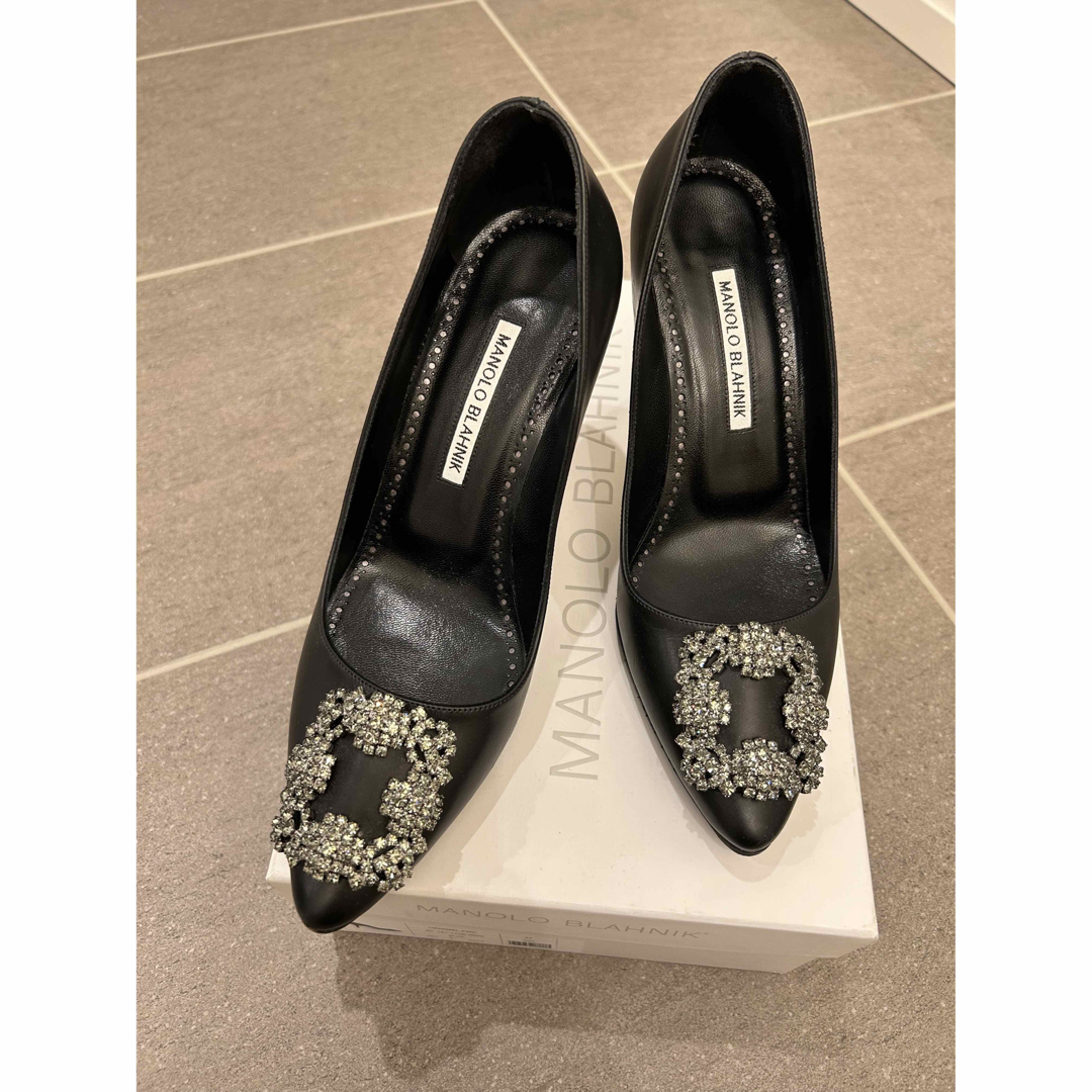 MANOLO BLAHNIK - 【専用】ハンギシBlackとブーツの通販 by mk shop