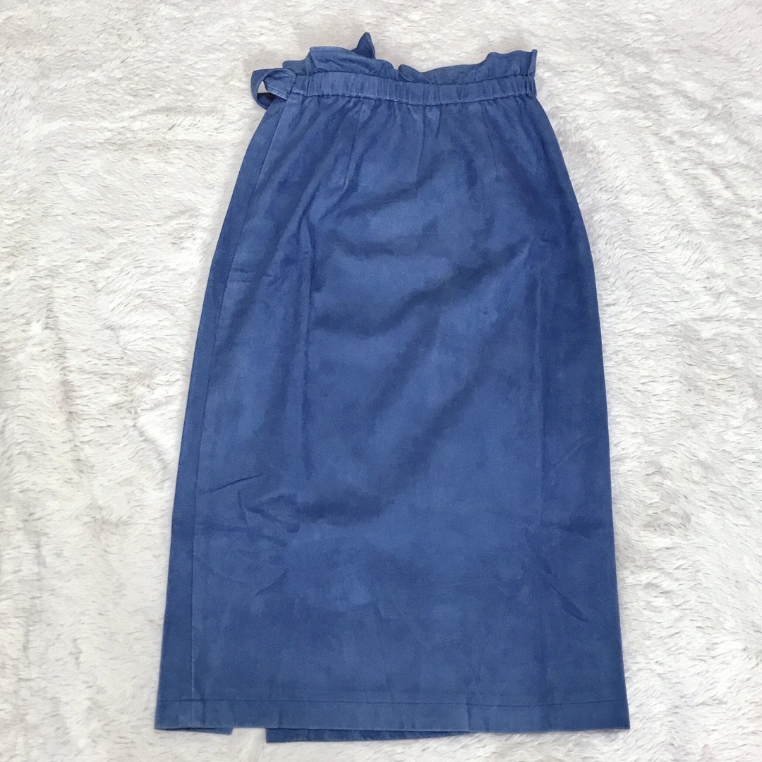 GRACE CONTINENTAL(グレースコンチネンタル)のダイアグラム スカート ロングスカート 巻きスカート ベルト付き ギャザー レディースのスカート(ロングスカート)の商品写真