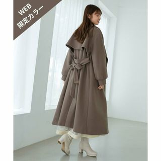 マジェスティックレゴン(MAJESTIC LEGON)の【モカ】バックデザインチェスターコート(チェスターコート)