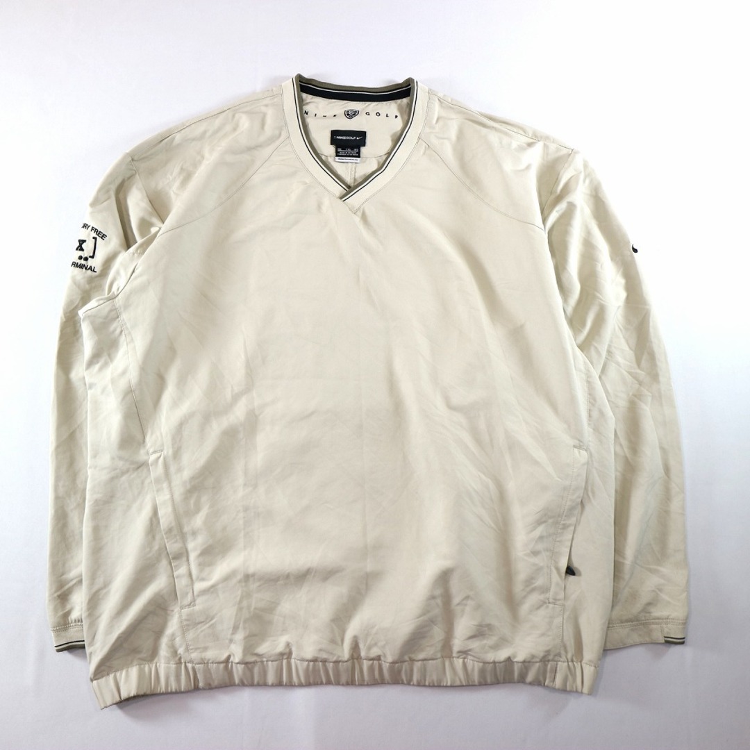 【美品】ナイキゴルフポリエステルジャケット2XL