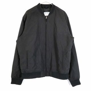 オールドネイビー(Old Navy)のOLD NAVY オールドネイビー ブルゾン ジャケット 防寒  アメカジ 無地 ブラック (メンズ L) 中古 古着 N9716(ブルゾン)