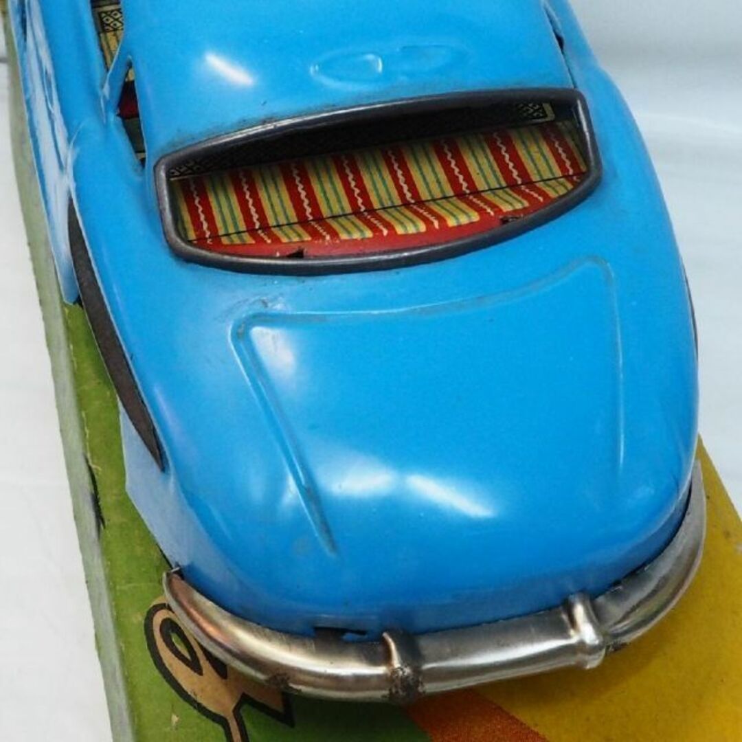野村メルセデス ベンツ300SLスポーツカー水色ブリキtin toy car 野村メルセデス ベンツ300SLスポーツカー水色ブリキtin toy car
