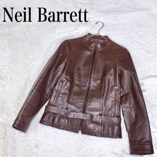 Neil Barrett ニールバレット シングル レザージャケット ライダース