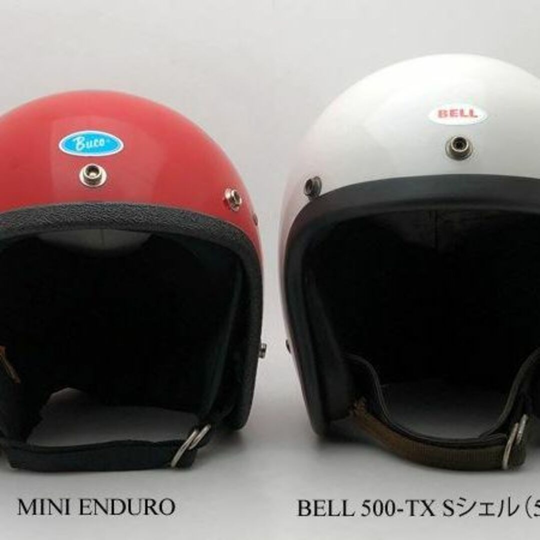 BUCO MINI ENDURO 赤 XS/ブコヴィンテージヘルメット500tx