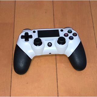 プレイステーション4(PlayStation4)のPS4 互換品 Wireless Controller ホワイト×ブラック(その他)