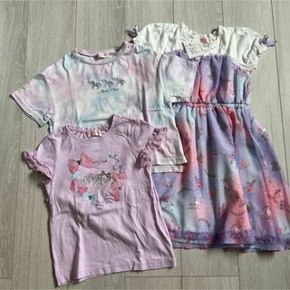 新品未使用 メゾピアノ ミルキーウェイ Tシャツ 100