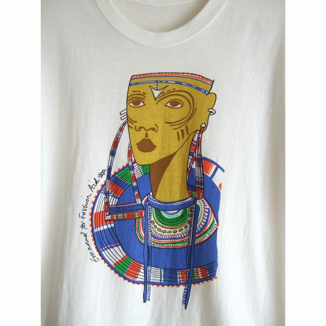 1985 Emanuel for Fashion Aid ビンテージ Tシャツ
