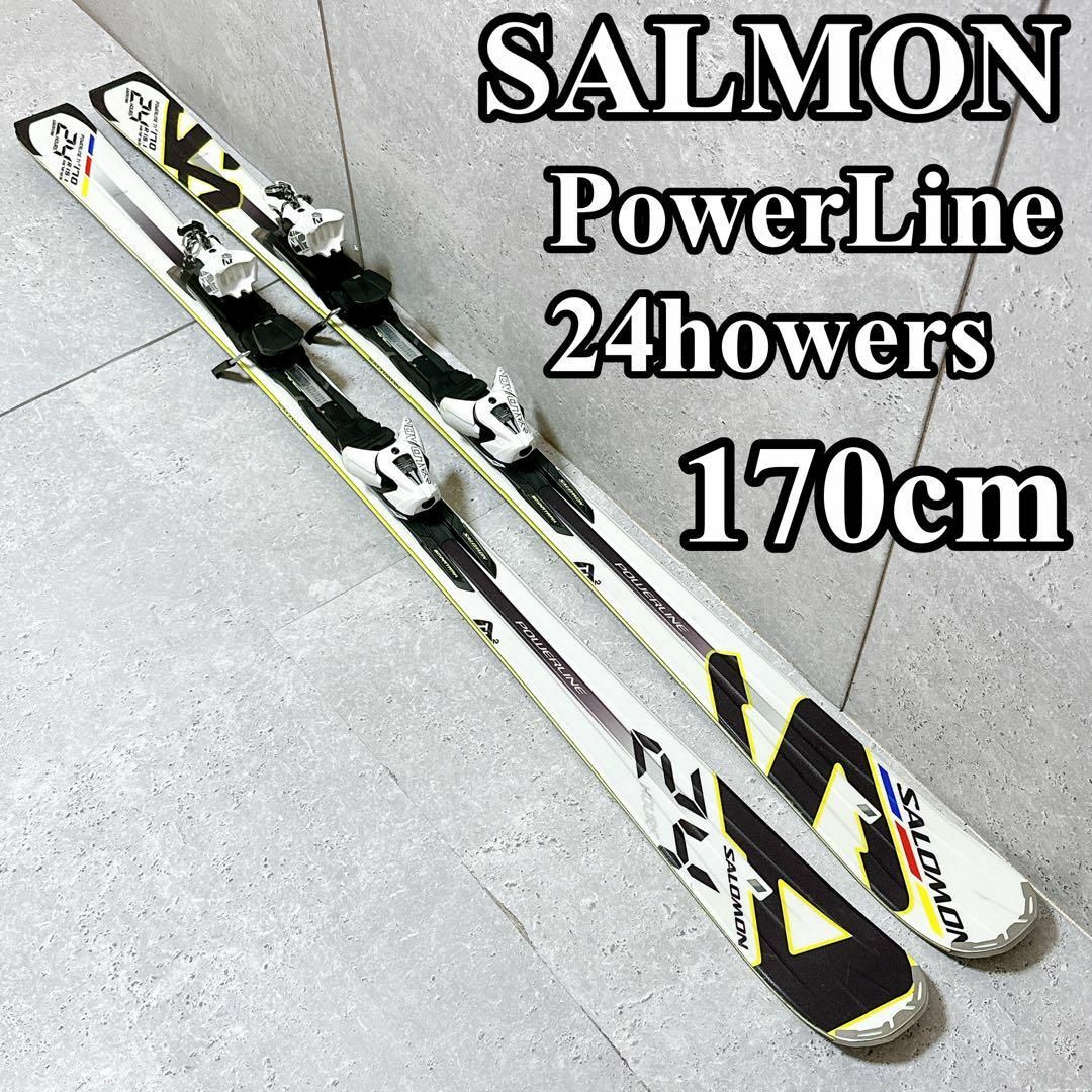 良品 サロモン PowerLine 24howers 170cm スキーセット-