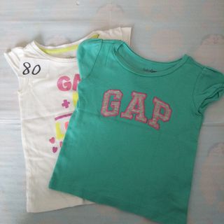 ベビーギャップ(babyGAP)のbabyGAP 80cm半袖Tシャツ2枚セット(Ｔシャツ)