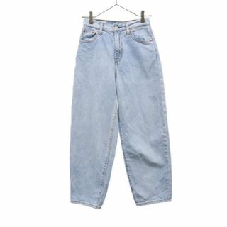 リーバイス(Levi's)のリーバイス ストレート デニムパンツ W25 ブルー Levi's  ビッグＥ PREMIUM レディース 【中古】  【230911】(ショートパンツ)