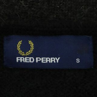 FRED PERRY - フレッドペリー 切替 カーディガン S ブラック FRED ...