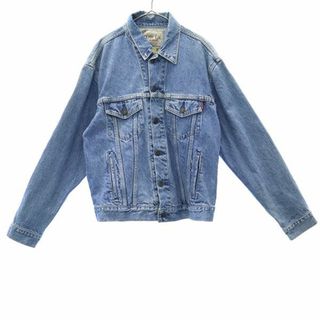 エドウィン(EDWIN)のエドウィン デニムジャケット X-LARGE ブルー EDWIN US CLASSIC ジージャン メンズ 【中古】  【230911】(ダッフルコート)