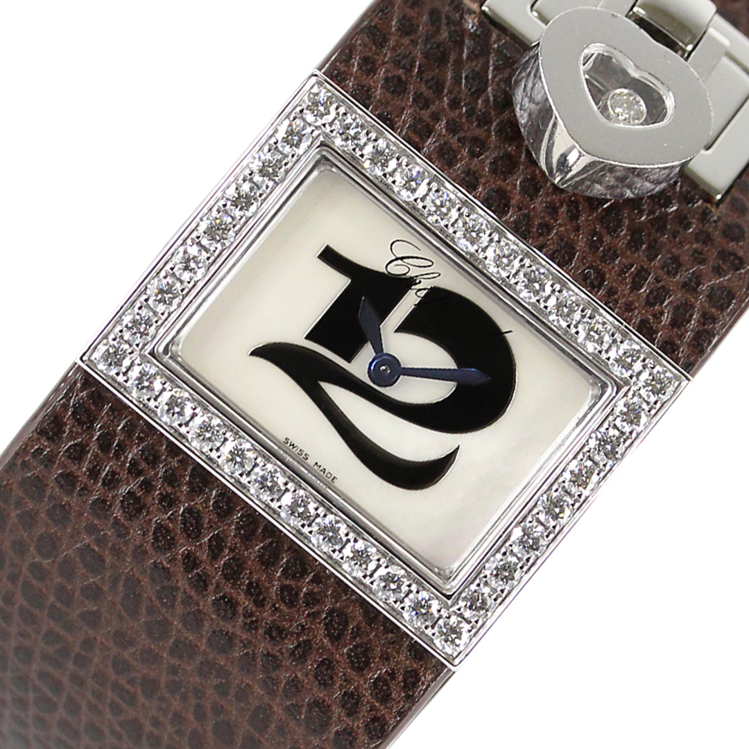 ショパール Chopard ハッピートゥエルブ 208503-2001 SS/純正レザー