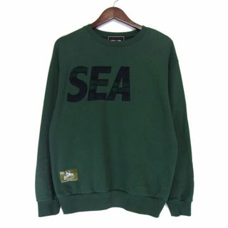 WIND AND SEA スタンド　スヌーピークルーネック　スウェットL