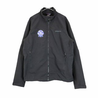 パタゴニア(patagonia)のSALE/ patagonia パタゴニア POLARTEC ポーラテック ソフトシェルジャケット  アウトドア アウター 防寒 ブラック (メンズ L)  N9819(その他)