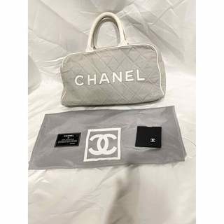 シャネル(CHANEL)のCHANEL シャネル スポーツライン バッグ グレー(ハンドバッグ)