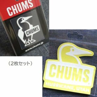 チャムス(CHUMS)の2枚セット CHUMS ステッカー CH62-1126 CH62-1124 WH(その他)