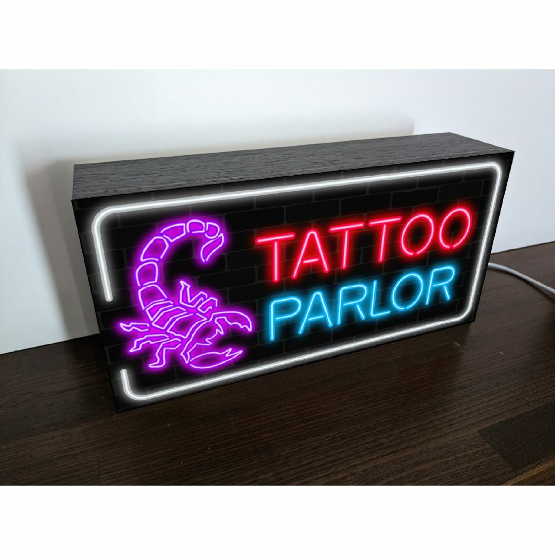 タトゥー TATTOO 入れ墨 刺青 スタジオ 看板 置物 雑貨 ライトBOX