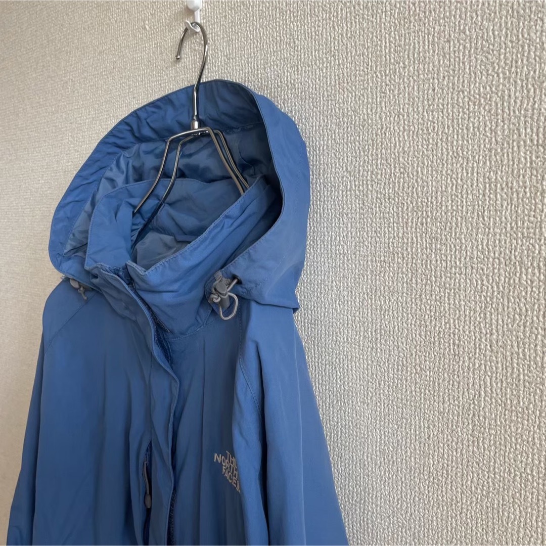 ノースフェイス マウンテンパーカー HYVENT くすみブルー レディースXL