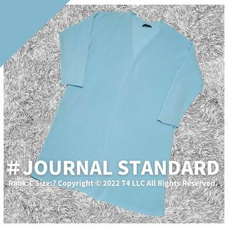 ジャーナルスタンダード(JOURNAL STANDARD)のJOURNAL STANDARD ロングカーディガン ブルー 水色 ✓1978(カーディガン)