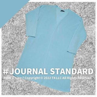 ジャーナルスタンダード(JOURNAL STANDARD)のJOURNAL STANDARD ロングカーディガン ブルー 水色 ✓1978(カーディガン)