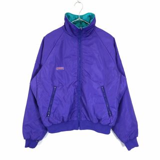 コロンビア(Columbia)のSALE/ 80年代 Columbia コロンビア ジャケット  リバーシブル  アウトドア キャンプ アウター 防寒  パープル (レディース XL)  N9872(ナイロンジャケット)