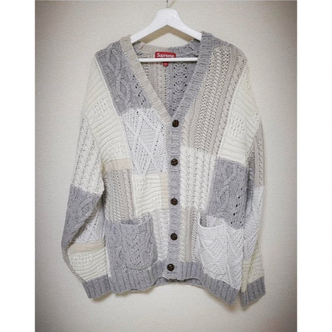 Supreme - SUPREME - Patchwork Cable Knit Cardiganの通販 by LIKE a