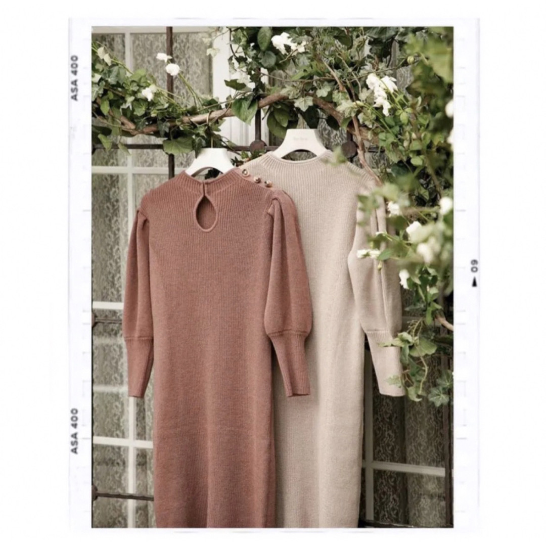 Herlipto Open Drop Detailed Knit Dress S 1