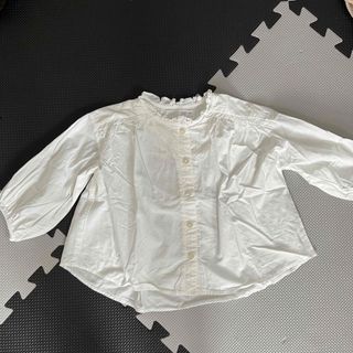 ザラキッズ(ZARA KIDS)のZARA 長袖　ブラウス　サイズ86（80〜90程度）(ブラウス)