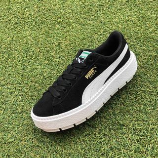 プーマ(PUMA)の美品22.5 PUMA プーマ スエードプラットフォーム トレース HW265(スニーカー)