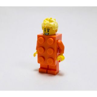 レゴ(Lego)の【新品未使用】レゴ　LEGO ミニフィグ　ブリックガイ　オレンジ(知育玩具)