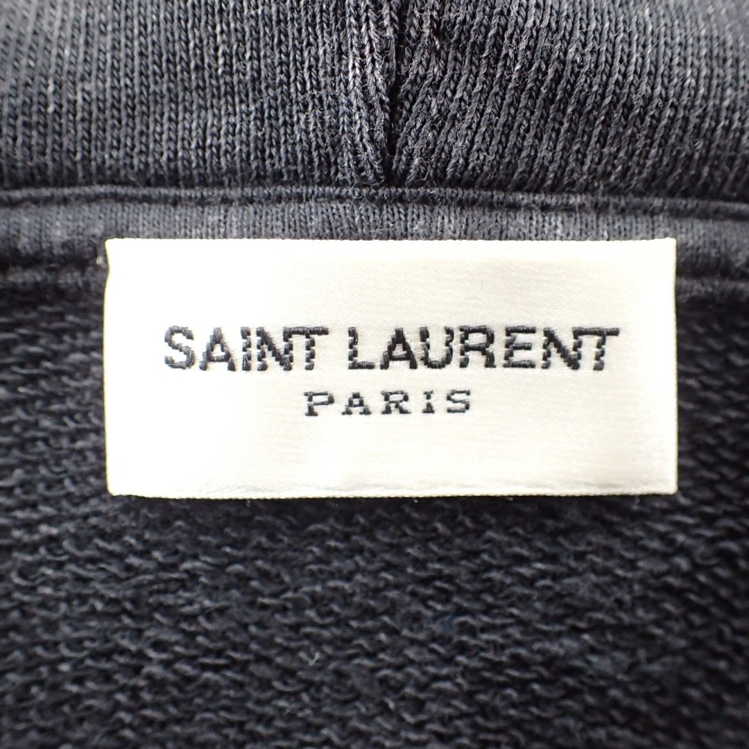 Saint Laurent(サンローラン)のサンローランパリ 18SS 500646 ブラック タイダイ ダメージ加工プルオーバーパーカー S メンズのトップス(その他)の商品写真