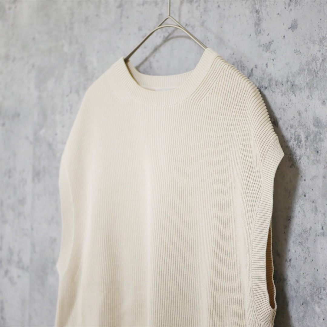 Steven Alan Cotton Crew Neck Knit Vest