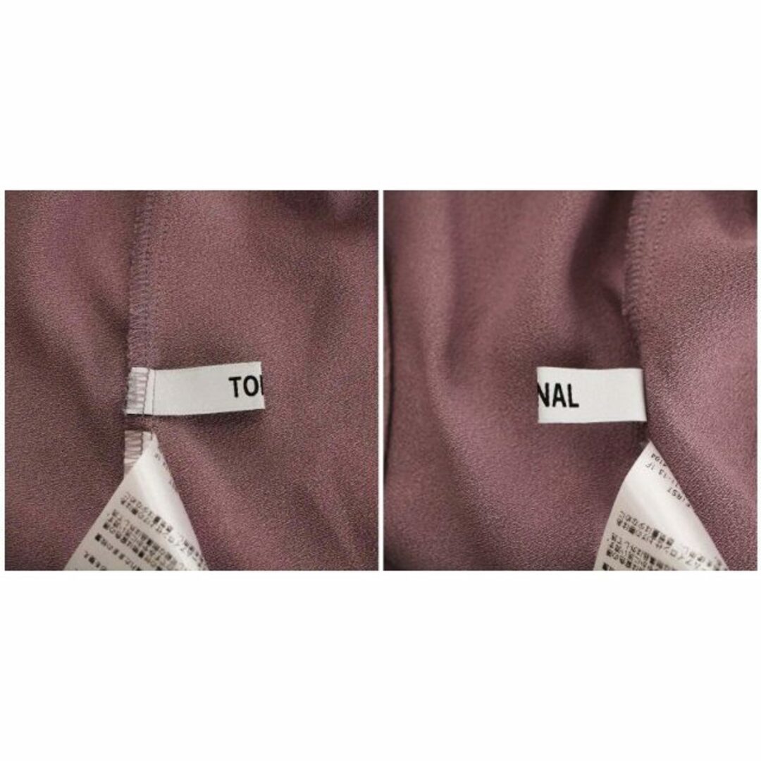 other(アザー)のトーナル TONAL シャツ ブラウス 七分袖 38 M 紫 パープル レディースのトップス(その他)の商品写真