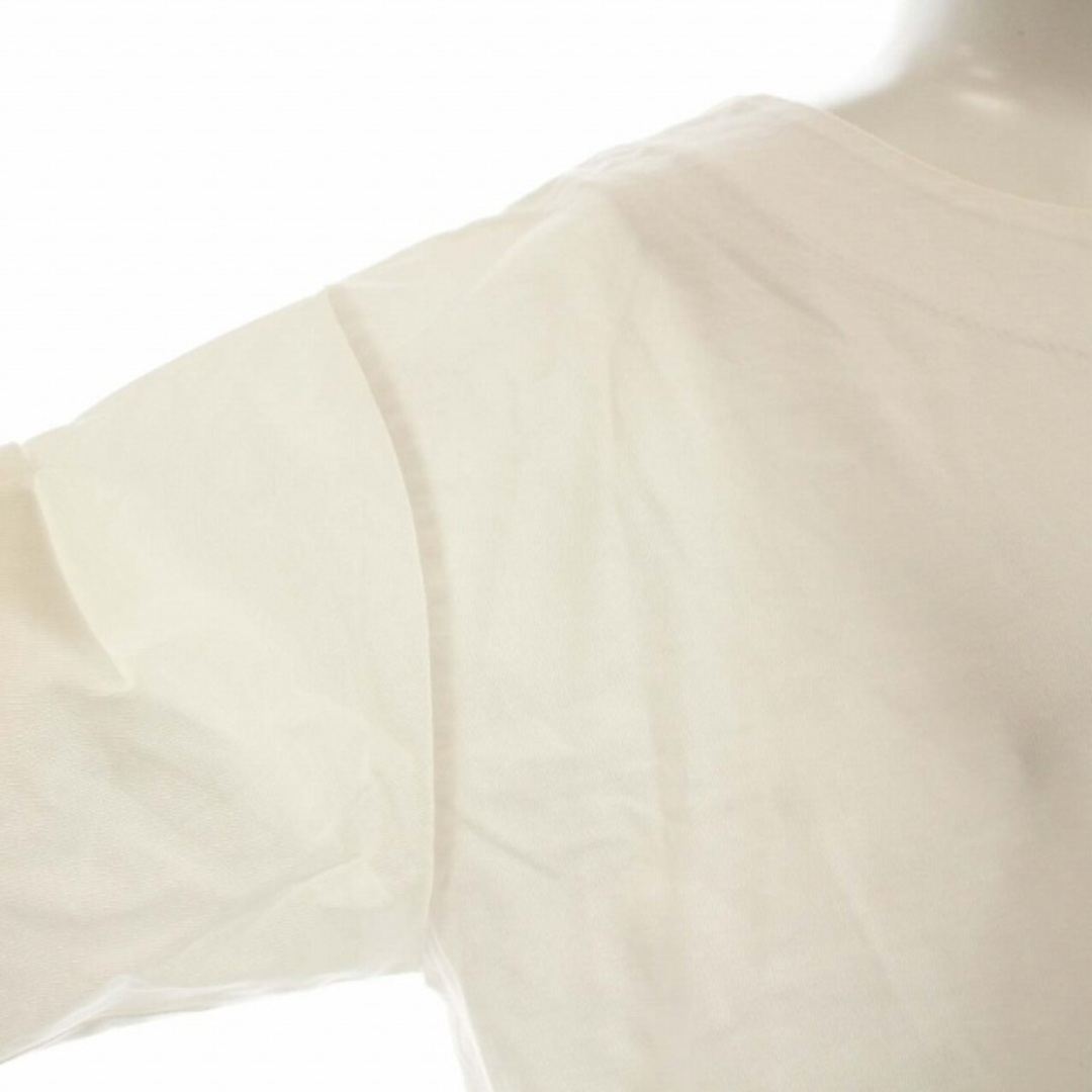 Spick & Span(スピックアンドスパン)のSpick&Span ハイゲージテンジクラウンドヘムプルオーバー2 F 白 レディースのトップス(Tシャツ(半袖/袖なし))の商品写真