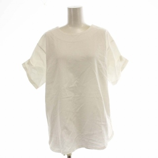 スピックアンドスパン(Spick & Span)のSpick&Span ハイゲージテンジクラウンドヘムプルオーバー2 F 白(Tシャツ(半袖/袖なし))