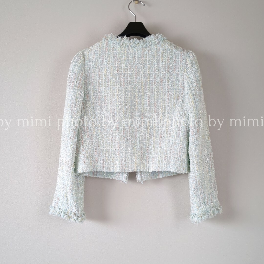 M'S GRACY M'S GRACY*ファンシーツイードノーカラージャケットの通販 by mimi*shop｜エムズグレイシーならラクマ