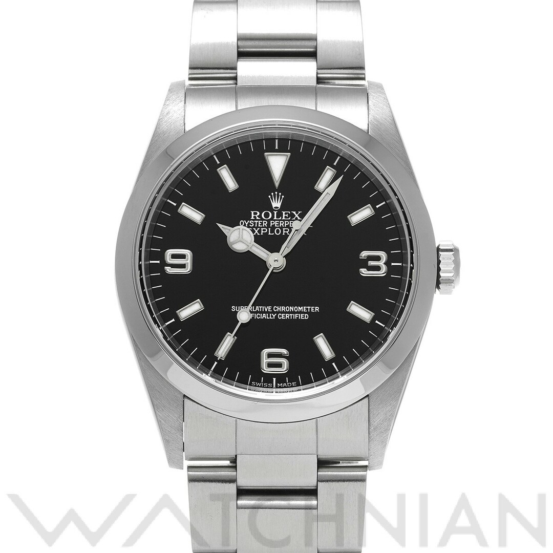 ロレックス ROLEX 14270 P番(2000年頃製造) ブラック メンズ 腕時計