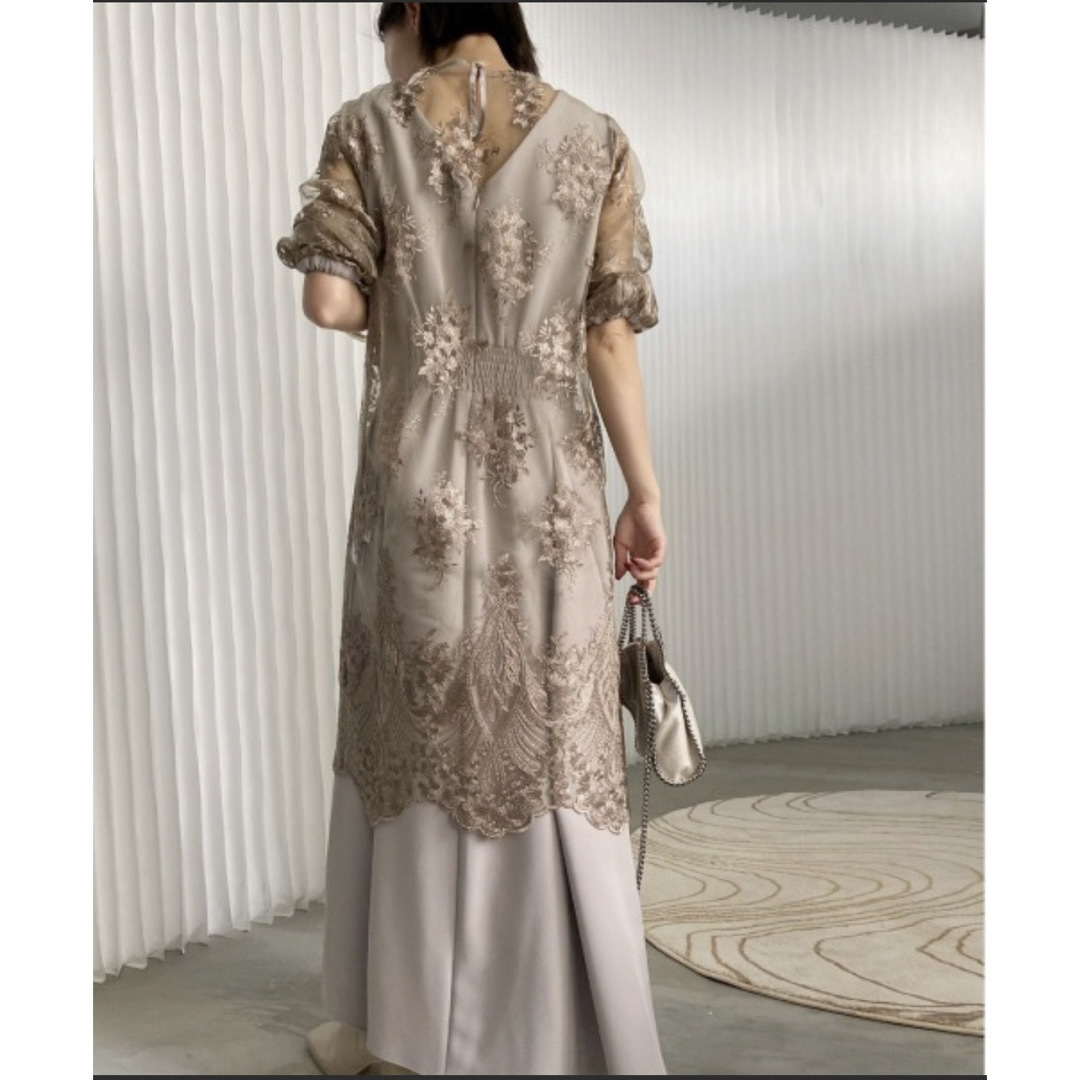 スカートAmeri VINTEGE 3way layered lace dress